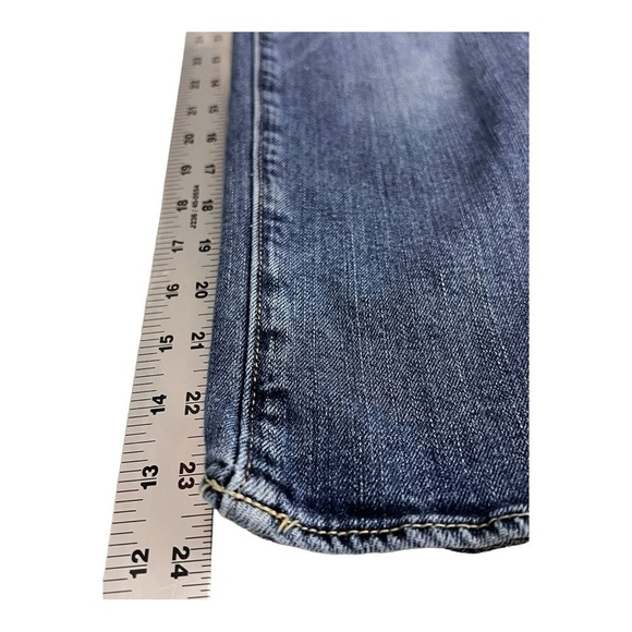 American Eagle Outfitters Artist Cropped Light Wash Stretch Womens Size 0 Reg - Picture 7 of 7